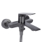 Змішувач для ванни Qtap Vlasta New (з душовим гарнітуром) Gunmetal Black PVD QTVLA259GMB45643