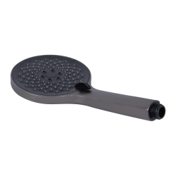 Смеситель для ванны Qtap Vlasta New (с душевым гарнитуром) Gunmetal Black PVD QTVLA259GMB45643
