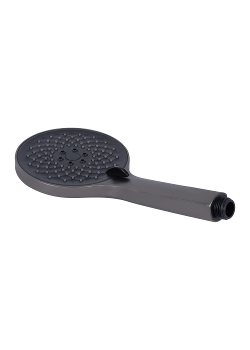 Змішувач для ванни Qtap Vlasta New (з душовим гарнітуром) Gunmetal Black PVD QTVLA259GMB45643
