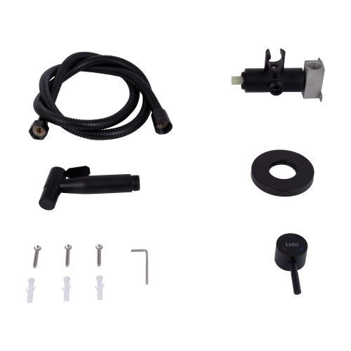 Набір гігієнічного душу Lidz Aria 111 Black LDARI111BLA46107