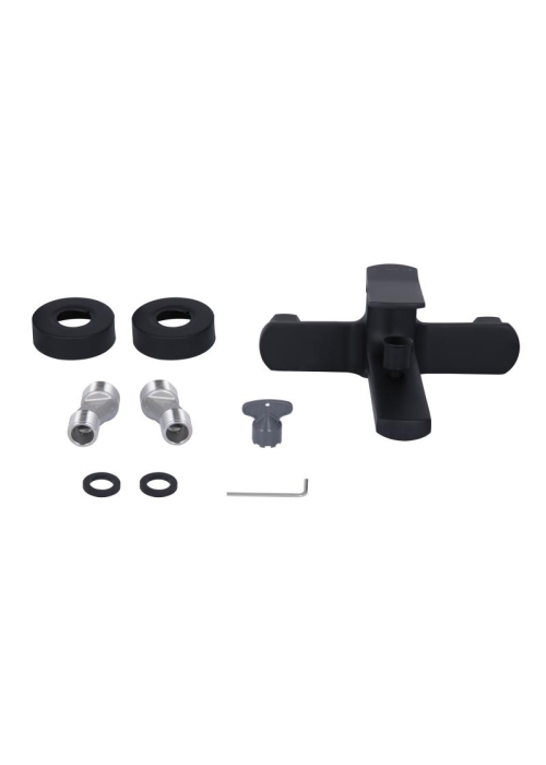 Змішувач для ванни Qtap Slavonice Black Matt QTSLA259BLM45918