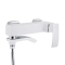 Смеситель для ванны Qtap Swan Cascada с поворотным изливом (с душевым гарнитуром) Chrome/White QTSWA260CRW45569