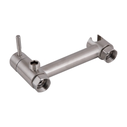 Набор гигиенического душа со смесителем Lidz Aria 110 круглый LDARI110NKS43393 Nickel