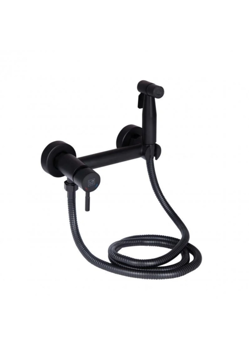 Набор гигиенического душа со смесителем Lidz Aria 110 округлый LDARI110BLA43394 Black