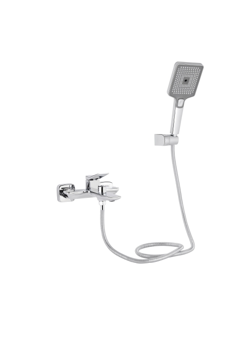 Змішувач для ванни Qtap Presto (з душовим гарнітуром) Chrome QTPRE259CRM45574