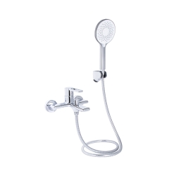 Змішувач для ванни Qtap Taurus (з душовим гарнітуром) Chrome QTTAU259CRM45661