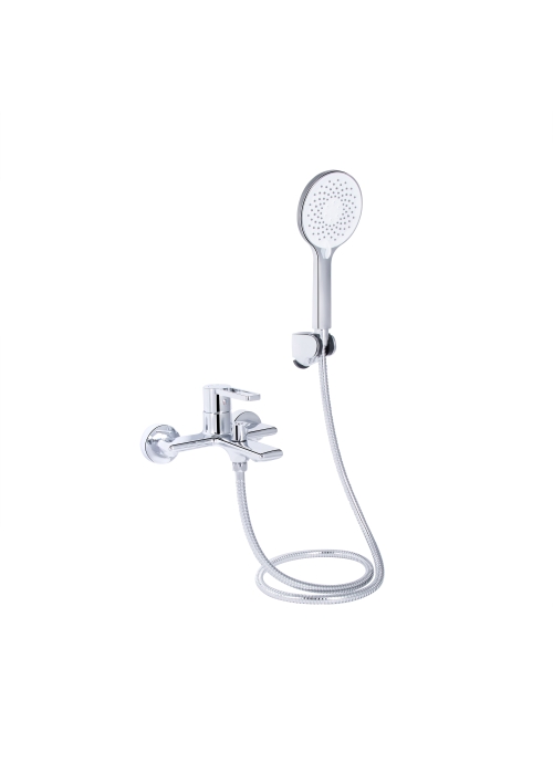 Змішувач для ванни Qtap Taurus (з душовим гарнітуром) Chrome QTTAU259CRM45661