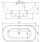 Ванна отдельно стоящая VOLLE 170х80 см 12-22-808M