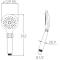 Ручний душ VOLLE з 2 типами струменя 16000002