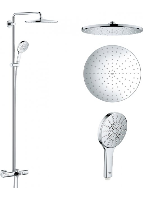 Душова система з термостатом для ванни Grohe Rainshower Smartactive 310 26657000