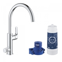 Кухонний змішувач з фільтром Grohe Blue Pure Eurosmart bundle 123757KE