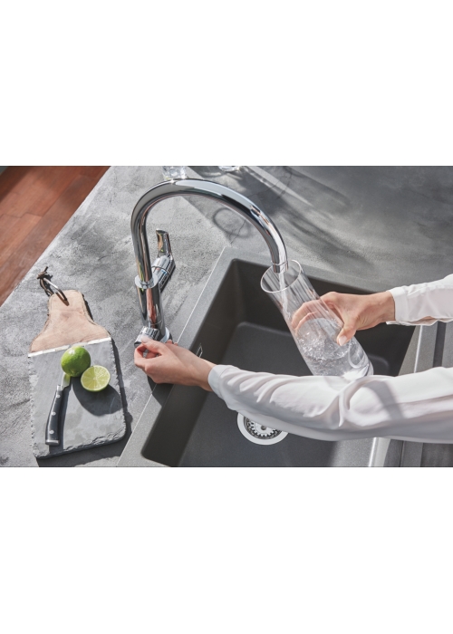 Змішувач кухонний із фільтром Grohe Blue Pure Eurosmart bundle 123757KE