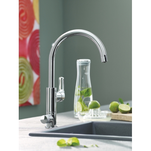 Змішувач кухонний із фільтром Grohe Blue Pure Eurosmart bundle 123757KE