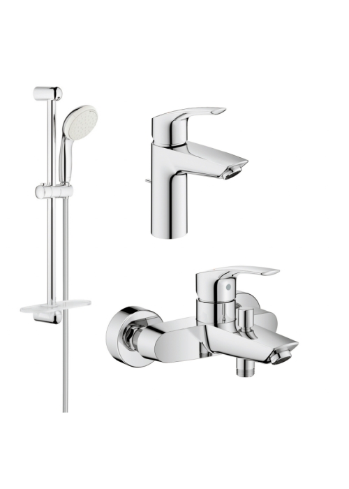 Комплект змішувачів для ванни Grohe Eurosmart New UA123238S0 (33265003+33300003+27926001)