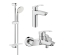 Комплект змішувачів для ванни Grohe Eurosmart New UA123246M0 (23324003+33300003+27926001)