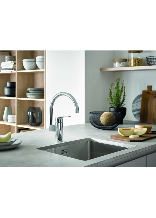 Комплект змішувачів для ванни + змішувач для кухні Grohe Eurosmart New UA123248MK