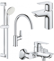 Комплект змішувачів для ванної кімнати Grohe BauEdge UA123218K0