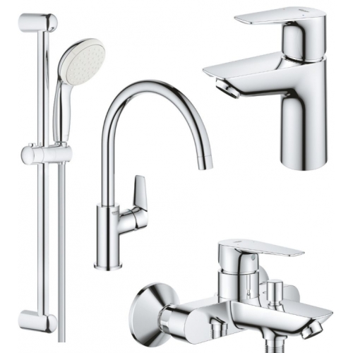 Комплект змішувачів для ванної кімнати Grohe BauEdge UA123218K0