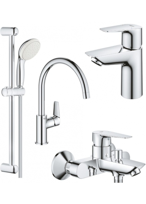 Комплект змішувачів для ванної кімнати Grohe BauEdge UA123218K0