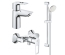 Комплект змішувачів для душу 3 в 1 Grohe BauLoop UA123220S0