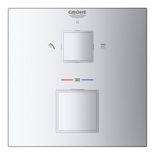 Комплект прихованого монтажу з термостатом для душу Grohe Grohtherm UA26405SC0