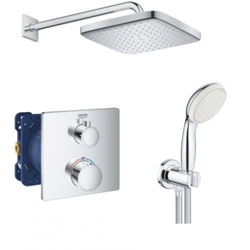 Комплект прихованого монтажу з термостатом Grohe Grohtherm UA26415SC0