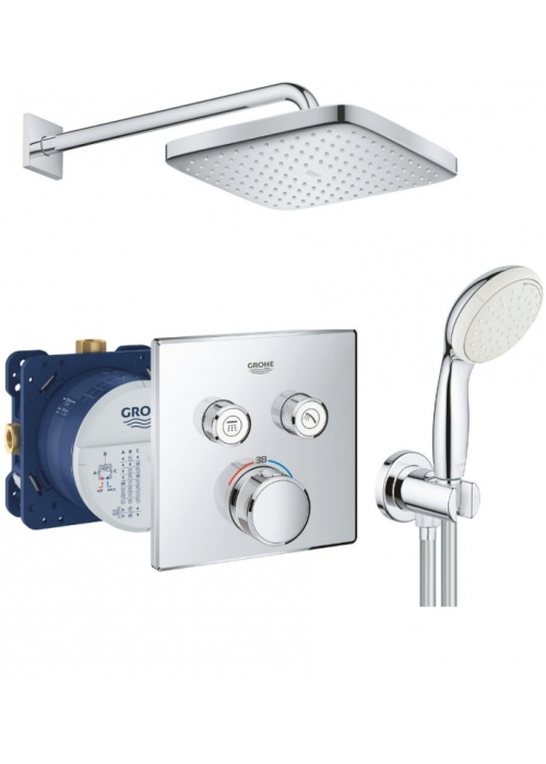 Комплект скрытого монтажа с термостатом Grohe Grohtherm UA26415SC1