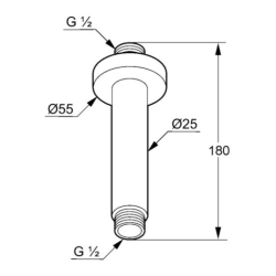 Стельовий кронштейн Kludi A-QA 6651539-00