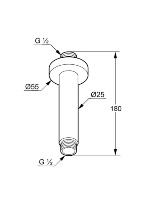 Стельовий кронштейн Kludi A-QA 6651539-00