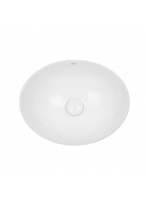 Раковина-чаша Qtap Dove 41x33,5x14,5 White з донним клапаном QT06113078W