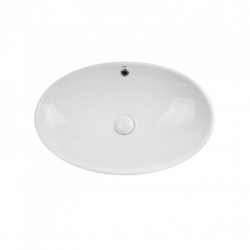 Раковина-чаша Qtap Dove 62,5x41,5x15 White з донним клапаном QT06113077W