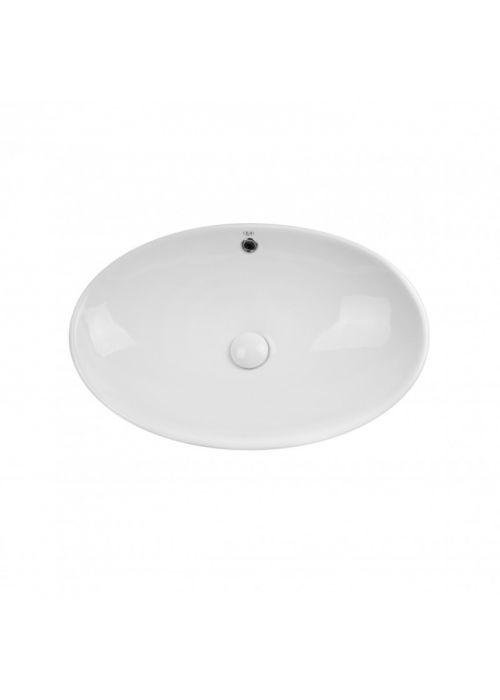 Раковина-чаша Qtap Dove 62,5x41,5x15 White з донним клапаном QT06113077W