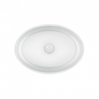 Раковина-чаша Qtap Kolibri 50x36x14 White з донним клапаном QT10113054W