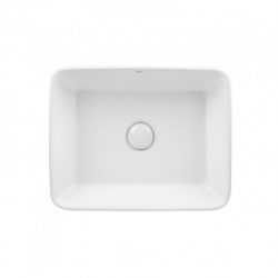 Раковина-чаша Qtap Tern 47,5x37x14 White з донним клапаном QT17112074W