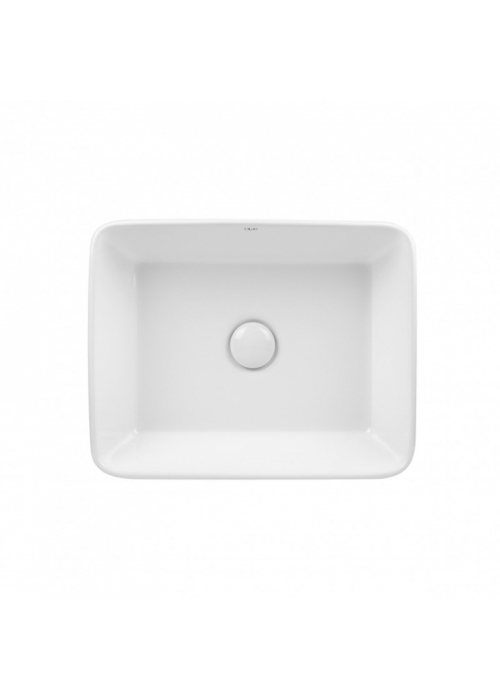 Раковина-чаша Qtap Tern 47,5x37x14 White с донным клапаном QT17112074W