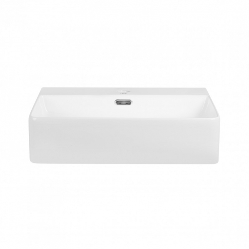 Раковина Qtap Nando LT 50x42x12 White з донним клапаном QT12112173SW