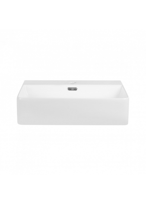 Раковина Qtap Nando LT 50x42x12 White с донным клапаном QT12112173SW