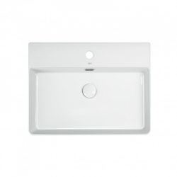 Раковина Qtap Nando LT 60x42x12 White з донним клапаном QT12112173W