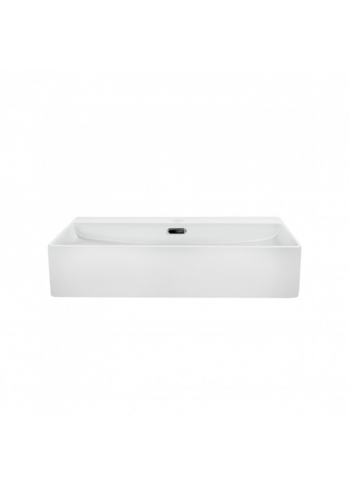 Раковина Qtap Nando LT 60x42x12 White с донным клапаном QT12112173W