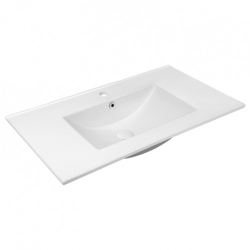 Раковина Qtap Albatross 80x46x18 White з донним клапаном QT01113080CW