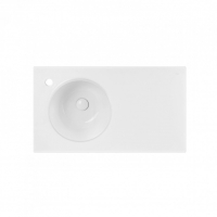 Раковина Qtap Virgo 80x46x30 White с донным клапаном QT1811FL8130ALLW