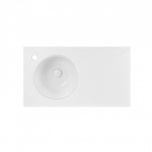 Раковина Qtap Virgo 80x46x30 White з донним клапаном QT1811FL8130ALLW