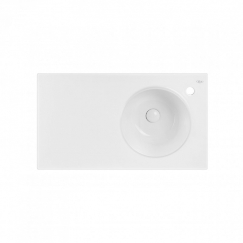 Раковина Qtap Virgo 80x46x30 White з донним клапаном QT1811FL8130ARRW