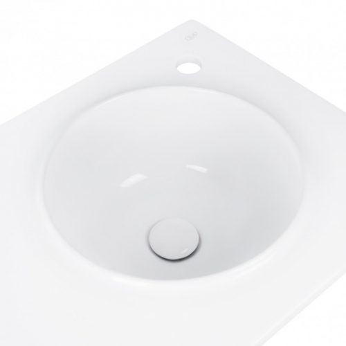 Раковина Qtap Virgo 80x46x30 White з донним клапаном QT1811FL8130ARRW