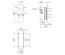Змішувач термостатичний прихованого монтажу для душу Qtap Votice 65T105OGC на три споживачі