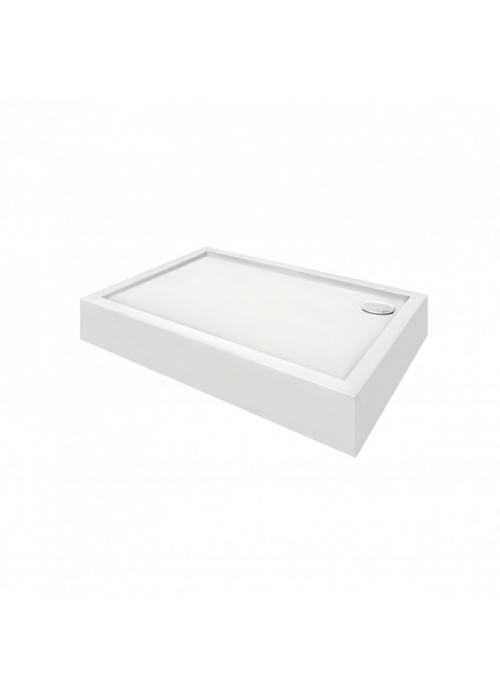 Душовий піддон Qtap Tern 301812C 100x80x12 см + сифон TERN301812C