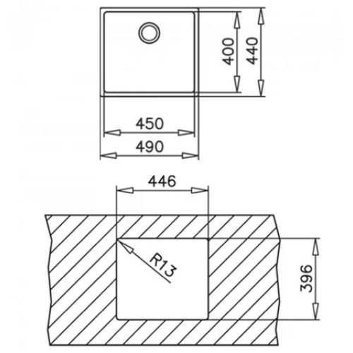 Кухонна мийка Teka BE LINEA RS15 45.40 (115000006)