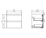 Тумба під умивальник Cersanit Moduo 60 K116-021
