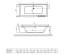 Ванна акрилова RADAWAY ARIDEA Lux 200x90 (WA1-24-200x090US) + ніжки (NWE-68) + сифон R135L