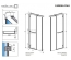 Душевая дверь RADAWAY Carena DWJ 120 см 34332-01-01NL